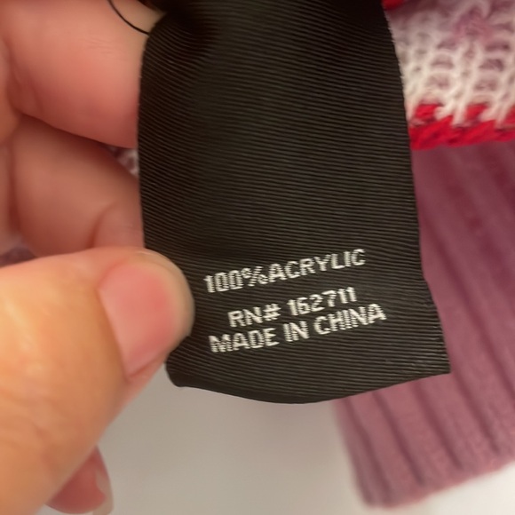 99 degrees pink fair isle striped snowflake sweater size Xl Christmas - Picture 6 of 9